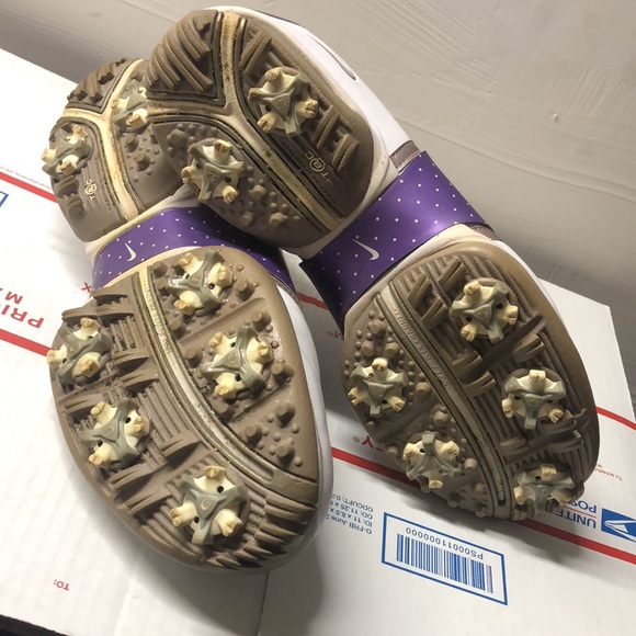 US size 9.5 Nike air purple cleats good used make offers - Picture 10 of 13